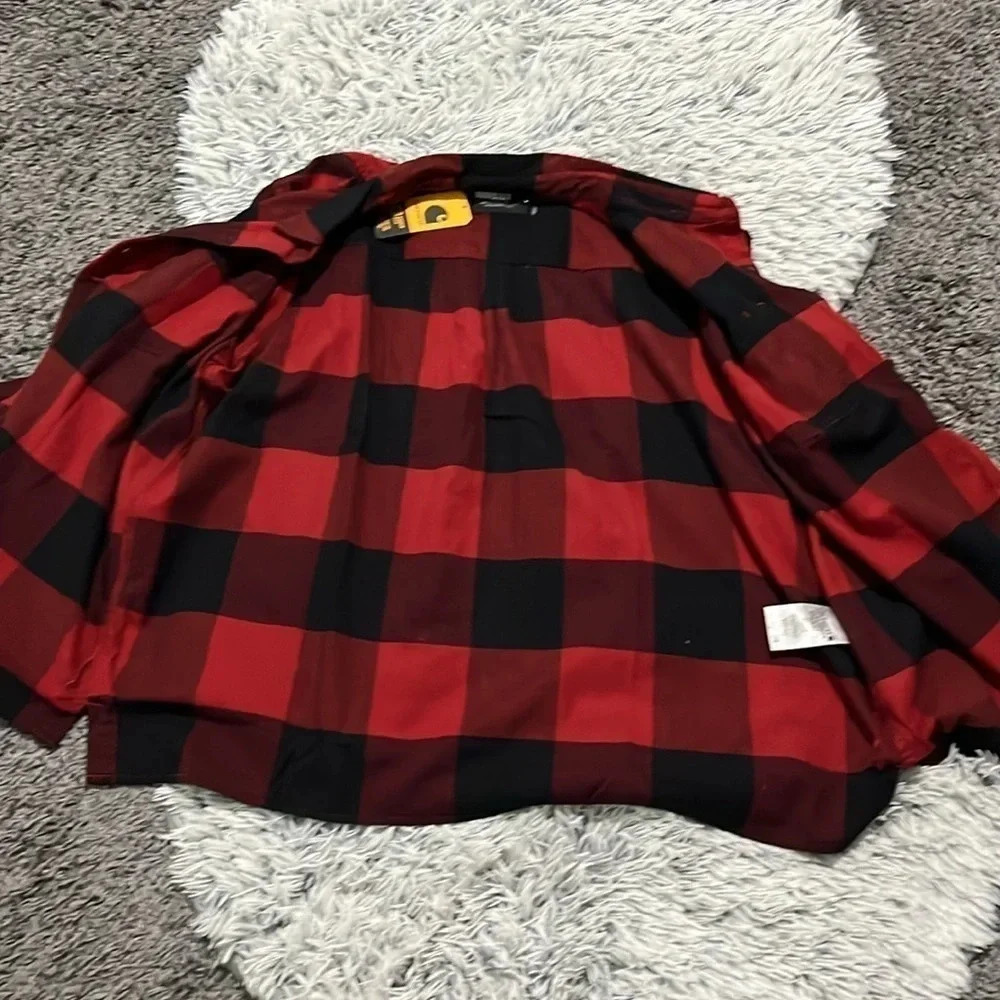 New! Carhartt plaid shirt Size XXL - Picture 10 of 16
